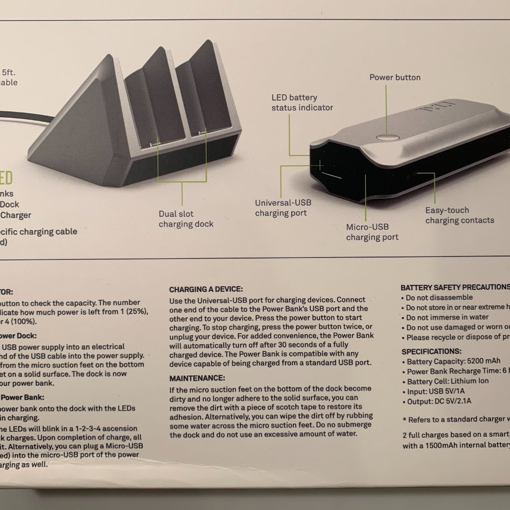 2 Pack Power Bank - Picture 2 of 2